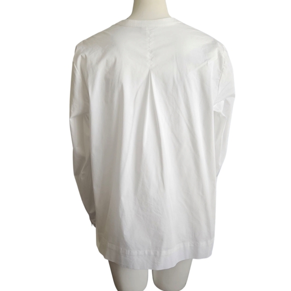 J. Jill Womens Button Down Long Sleeve Size Medium Classic Workwear Summer - Picture 4 of 10